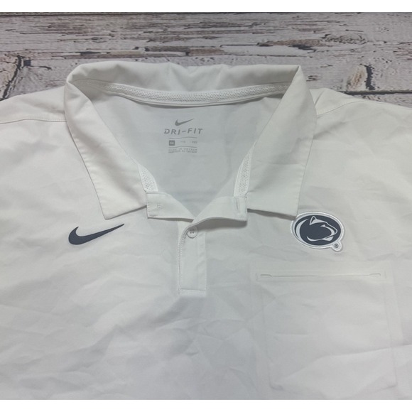 Nike Other - Penn State Nittany Lions Nike On Field Polo Shirt White Short Sleeve Men's XXL